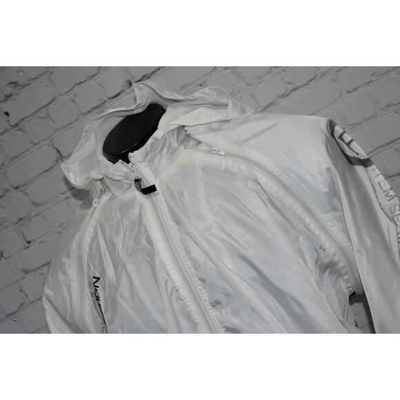 Vintage Y2K FUBU Athletic Jacket Mens Size 2XL White 100% Polyester Full Zip - Picture 9 of 9